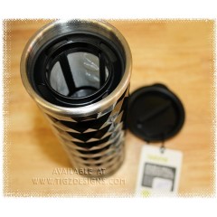 TAKEYA Double Wall Stainless Tea/Coffee Tumbler w/Infuser - 16oz